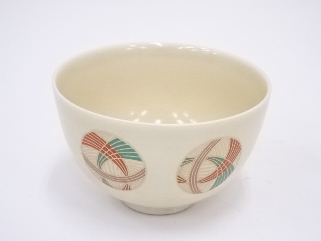 加藤藤山造　金彩色絵毬茶碗